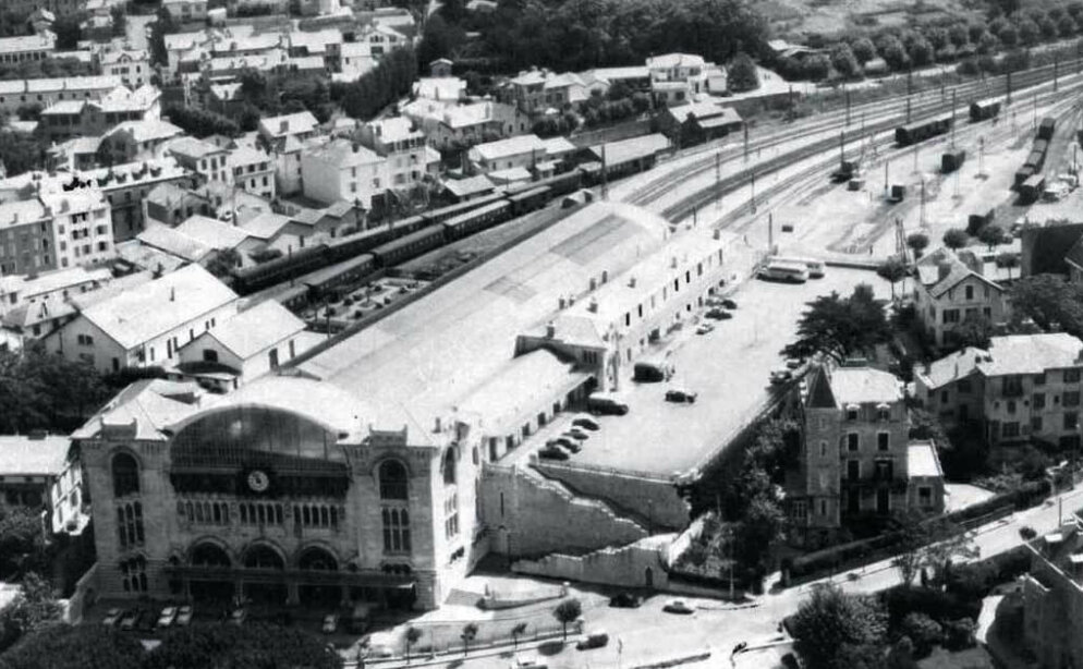 Gare de Biarritz en 1960