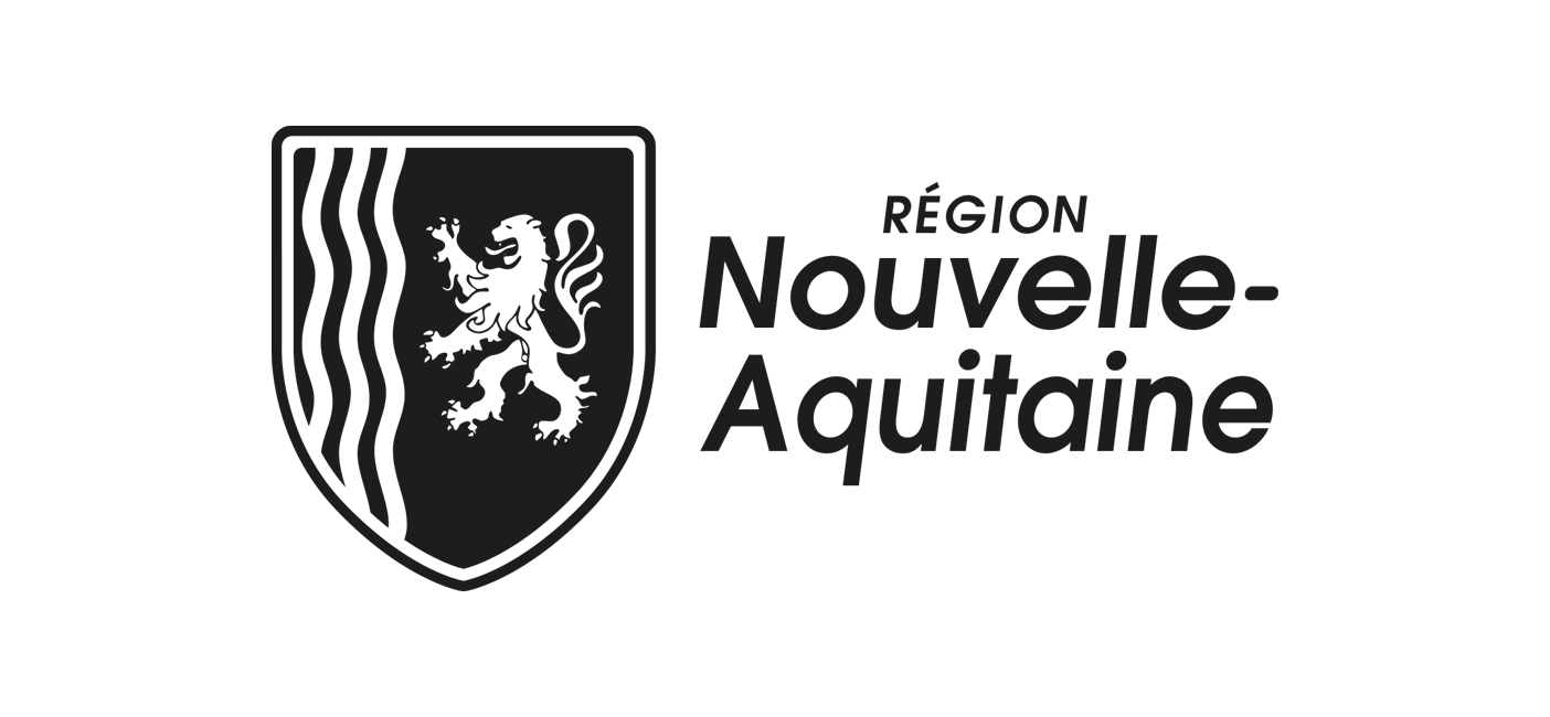 Région Nouvelle Aquitaine - logo noir